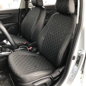 Авточехлы Автопилот Чёрный Ромб